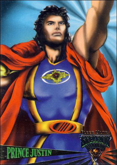 Fleer Ultra Skeleton Warriors (Base Set) card 1 Prince Justin