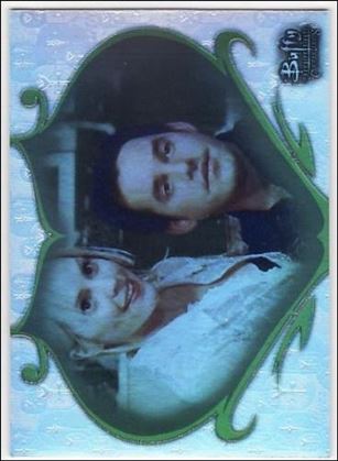 Buffy the Vampire Slayer: Connections (Parallel Foil Base Set) card 44 Xander + Anya: Enduring Connection