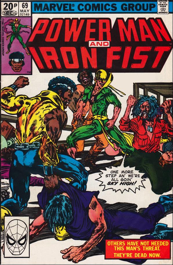 Power Man and Iron Fist (1978) issue 69-B UK Price Cover