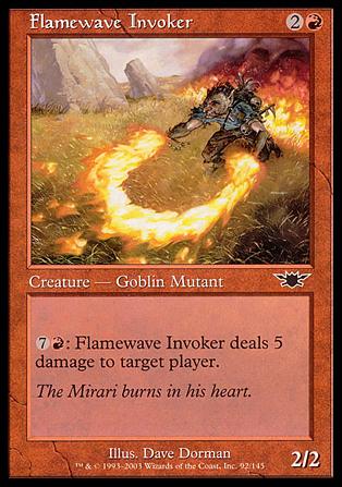 Magic the Gathering: Legions (Base Set) card 92 Flamewave Invoker