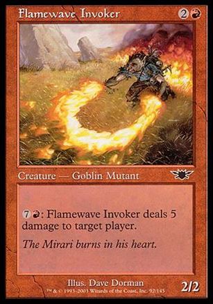 Magic the Gathering: Legions (Base Set) card 92 Flamewave Invoker