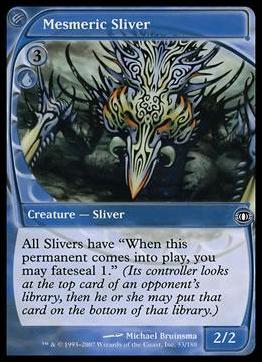 Magic the Gathering: Future Sight (Base Set) card 53 Mesmeric Sliver