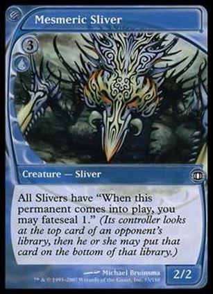 Magic the Gathering: Future Sight (Base Set) card 53 Mesmeric Sliver