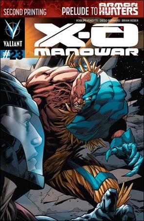 X-O Manowar (2012)  issue 23-C Diego Bernard Cover (2nd Printing)