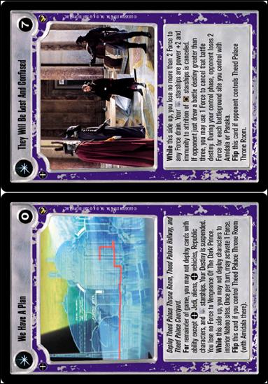 Star Wars: Theed Palace Limited (Base Set) card 115 We Have A Plan / They Will Be Lost And Confused