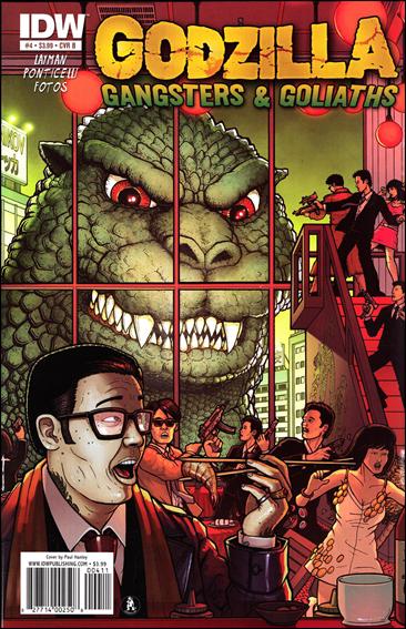 Godzilla: Gangsters and Goliaths issue 4-B Paul Hanley Cover