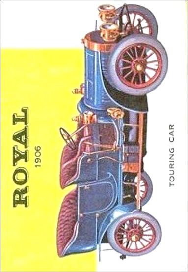 World on Wheels (Base Set) card 156  Royal Touring Car 1906