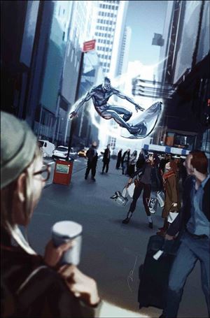 Guardians of the Galaxy (2019) issue 6-B Gerald Parel Marvels 25th Tribute Cover