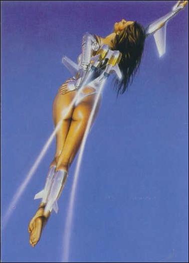 Sorayama: Sexy Robots And Pinups (Base Set) card 14 Flying High