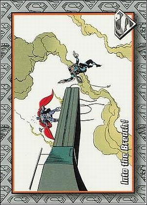 Return of Superman (Base Set) card 73 Into the Breach!