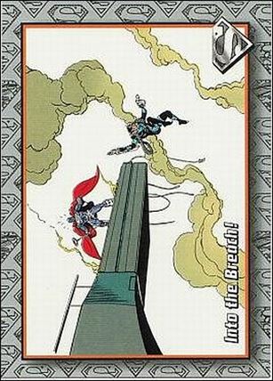 Return of Superman (Base Set) card 73 Into the Breach!