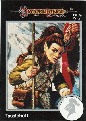 TSR 1991 Trading Cards Premier Edition Factory Set (Base Set) card 12 Dragonlance - Tasslehoff
