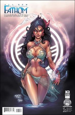 Michael Turner's Fathom (2013) issue 1-D25 Paolo Pantalena Islander Comics Cover 1/1000