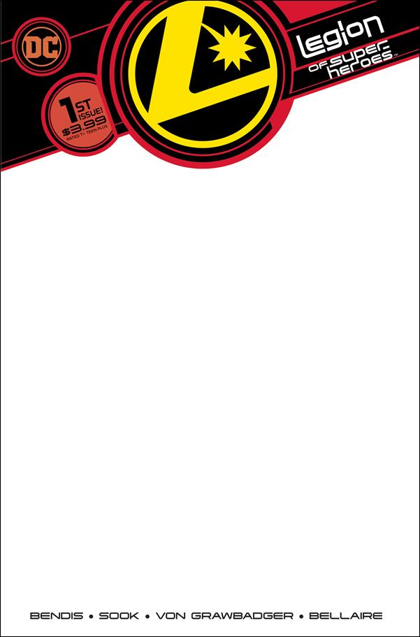 Legion of Super-Heroes (2020) issue 1-D Blank/Sketch Cover