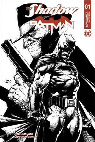 Shadow / Batman issue 1-P David Finch 1:100 Black and White Cover