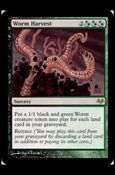 Magic the Gathering: Eventide (Base Set) card 131 Worm Harvest