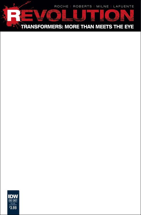 Transformers: More Than Meets The Eye: Revolution issue 1-C Blank Cover