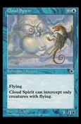 Magic the Gathering: Portal (Base Set) card 47 Cloud Spirit