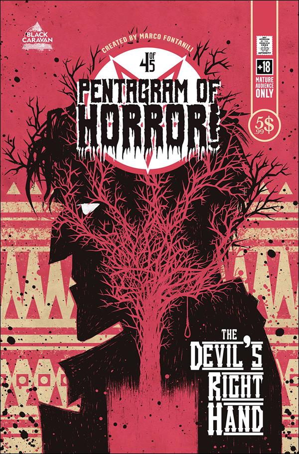 Pentagram of Horror issue 4-B Marco Fontanili 1:10 Cover