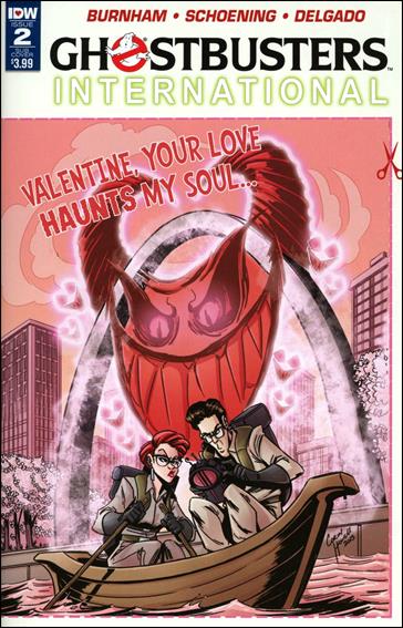 Ghostbusters: International issue 2-B Corin Howell Sub Valentine's Card Wraparound Cover