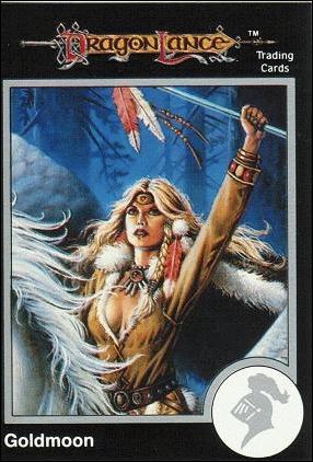 TSR 1991 Trading Cards Premier Edition Factory Set (Base Set) card 14 Dragonlance - Goldmoon