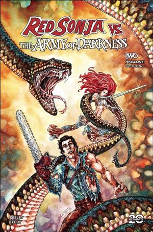 Red Sonja vs. the Army of Darkness issue 2-D Nikkol Jelenic Cover