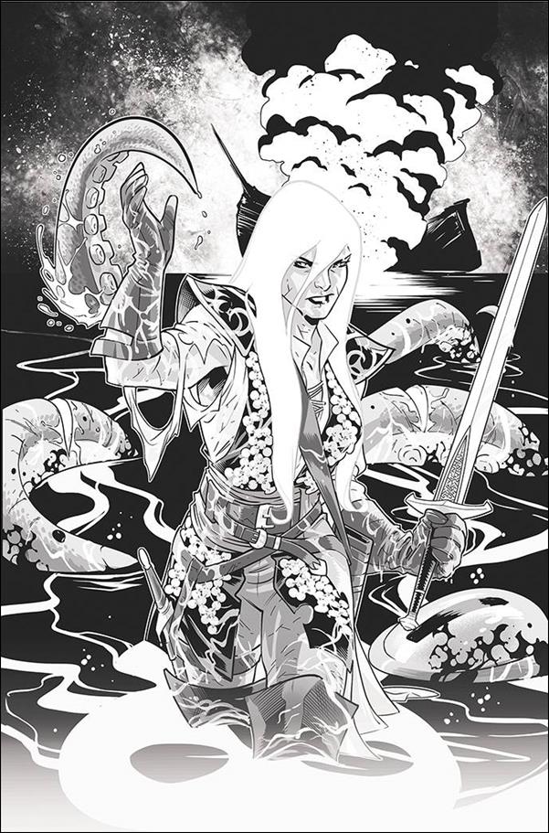 Red Sonja: Black White Red issue 3-G Sean Izaakse Black & White Cover