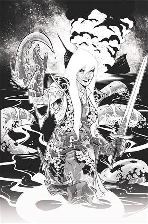 Red Sonja: Black White Red issue 3-G Sean Izaakse Black & White Cover