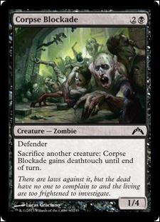 Magic the Gathering: Gatecrash (Base Set) card 60 Corpse Blockade
