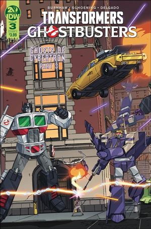 Transformers/Ghostbusters issue 3 Dan Schoening Connecting Cover