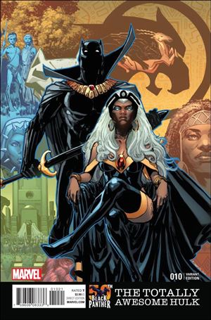 Totally Awesome Hulk issue 10-B Phil Jimenez Black Panther 50th Anniversary Cover