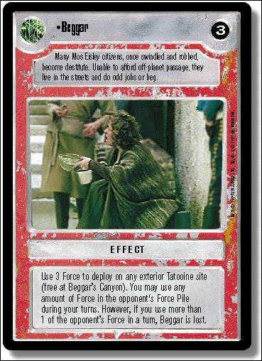 Star Wars: Premiere Limited (Base Set) card 206 Beggar
