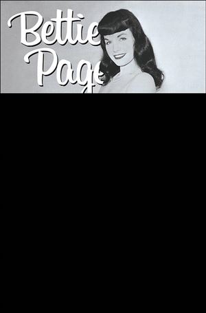 Bettie Page: The Curse of the Banshee issue 3-G Black Bag Nude Photo Cover