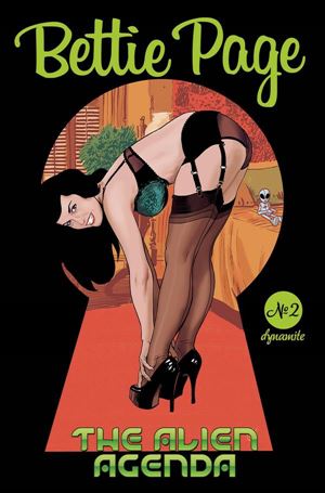 Bettie Page: The Alien Agenda issue 3-D Jimmy Broxton Cover