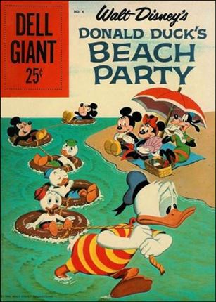 Donald Duck Beach Party Cover Image 2