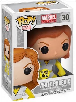 POP! Marvel figure 30-B White Phoenix Glow In Dark