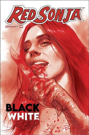 Red Sonja: Black White Red issue 4-G Lucio Parrillo 1:10 Red Tint Cover