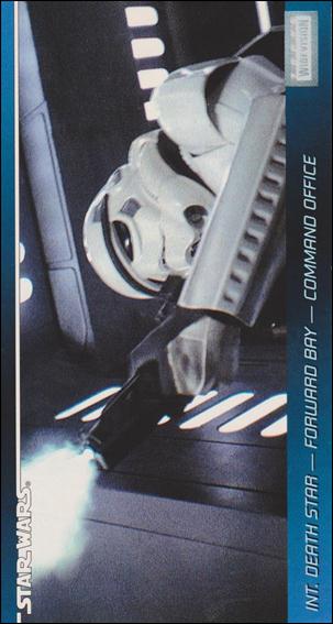Star Wars Widevision (Base Set) card 66 Int. Death Star - Forward Bay - Command Office