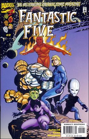 Fantastic Five (1999) issue 2-B Mark Schultz Cover