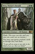 Magic the Gathering: 2013 Core Set (Base Set) card 197 Yeva, Nature's Herald