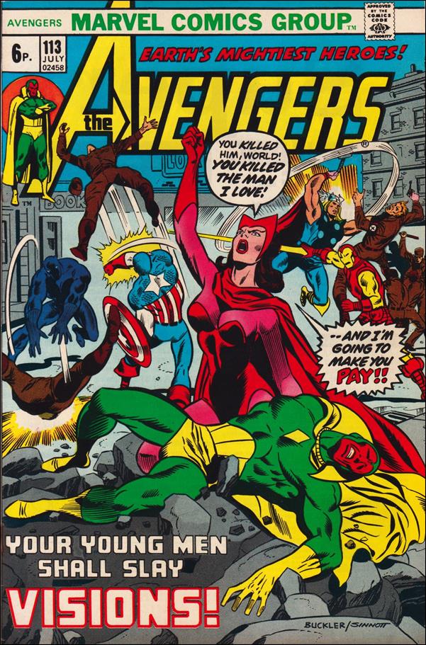 Avengers (1963) issue 113-B UK Price Cover