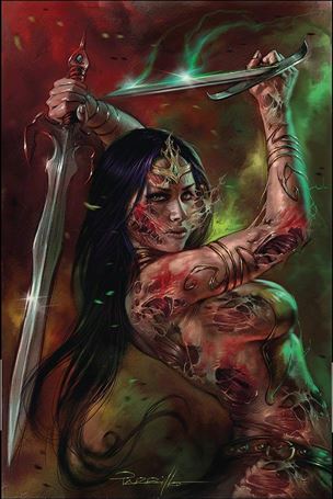 Die!namite issue 4-ZA Lucio Parrillo Virgin Cover