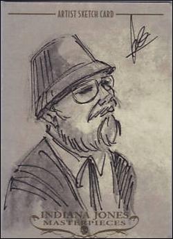 Indiana Jones Masterpieces (Sketchcard Subset) card Jeff Booth-D Henry Jones, Sr.