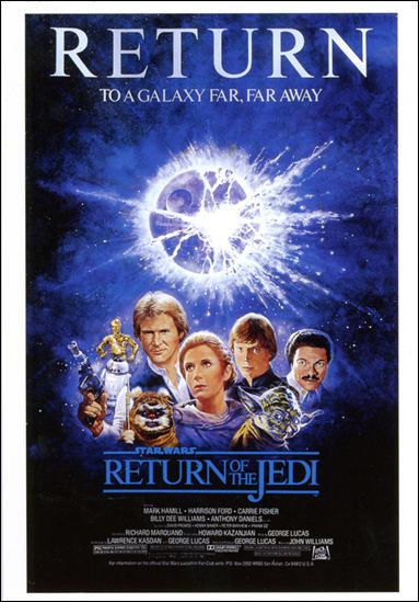 Star Wars: Return of the Jedi Widevision (Mini-Poster Subset) card 3 1985 Re-Release One-Sheet