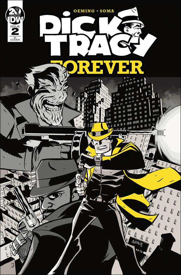 Dick Tracy Forever issue 2-B 1:10 Spot Color Cover