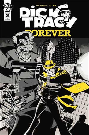 Dick Tracy Forever issue 2-B 1:10 Spot Color Cover