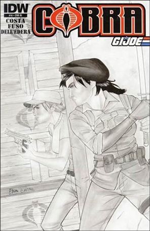 G.I. Joe: Cobra (2011) issue 14-C Joe Eisma & Juan Castro 1:10 Sketch Cover 
