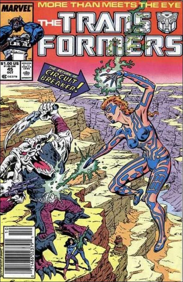 Transformers (1984) issue 45-B Newsstand Cover