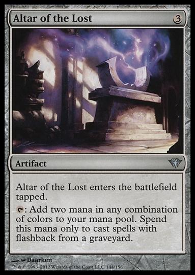 Magic the Gathering: Dark Ascension (Base Set) card 144 Altar of the Lost
