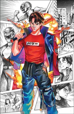 Power Rangers issue 11-H Rian Gonzales 1:Store Virgin Cover